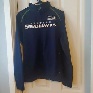Sz Sm Womens lightweight Seahawks zip up jacket